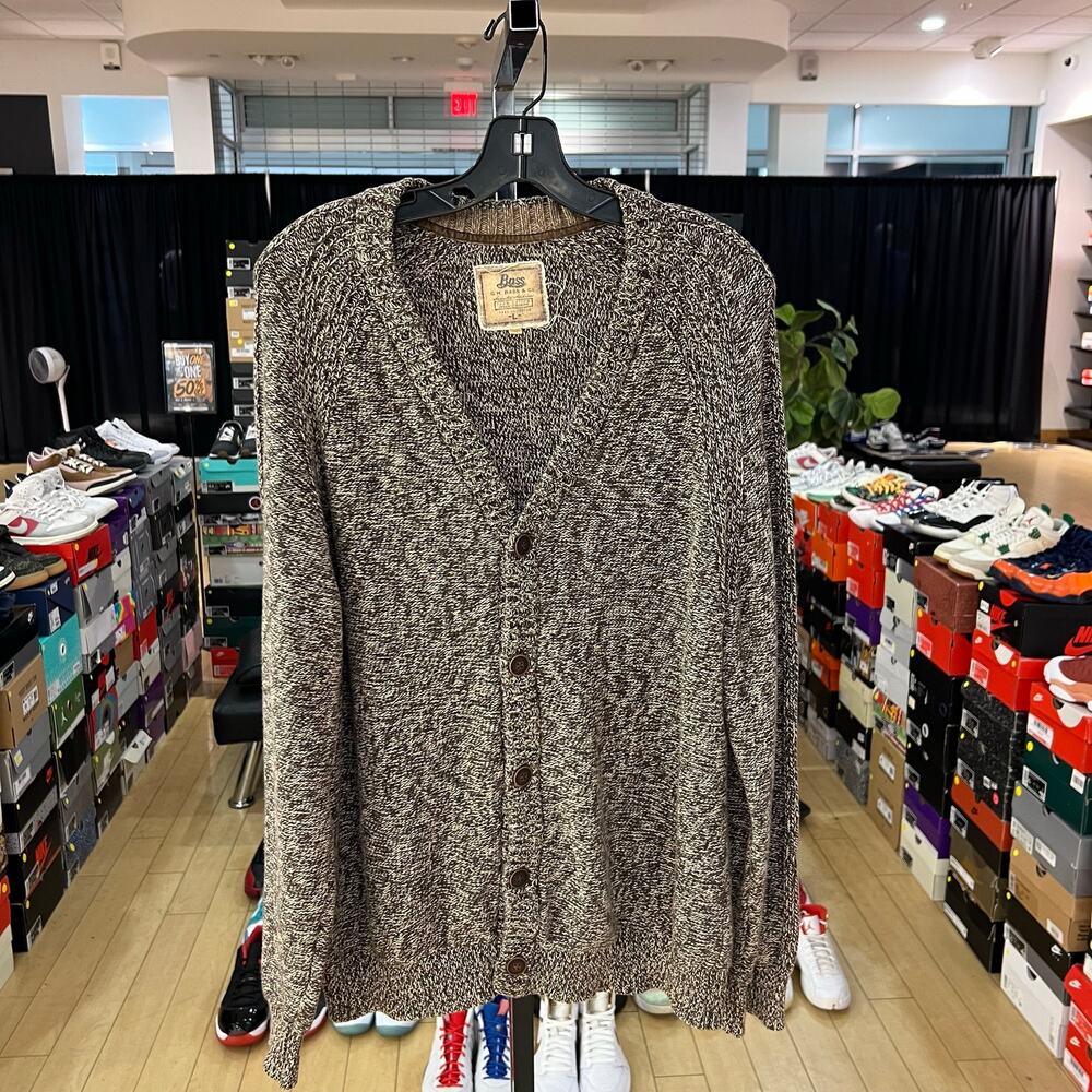 G.H Bass & Co Knit Cardigan Sweater Sz L
